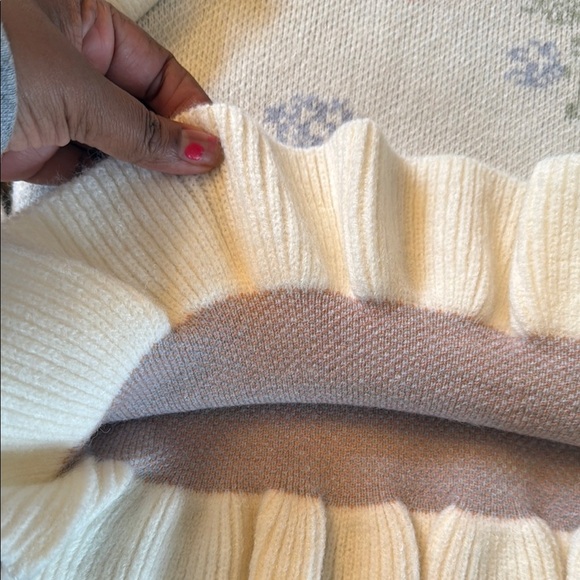 Mable Floral Knit Sweater and Skirt Set. Size Medium. New with tag - Picture 5 of 9